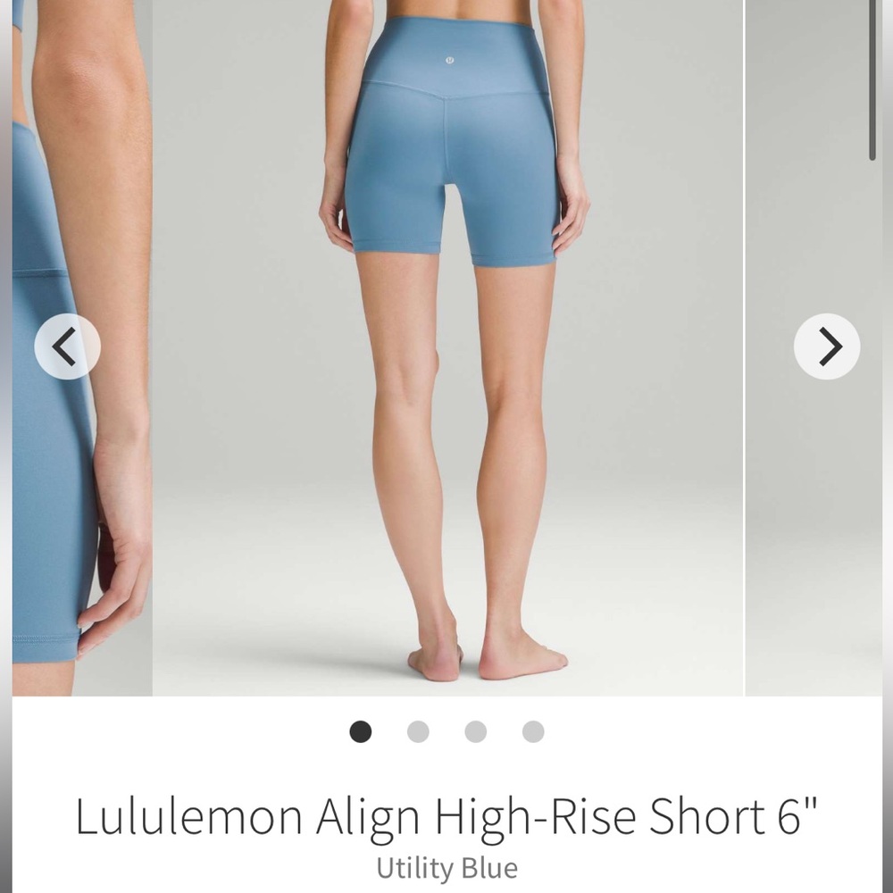 EUC lululemon 6in align short ❤️🍋